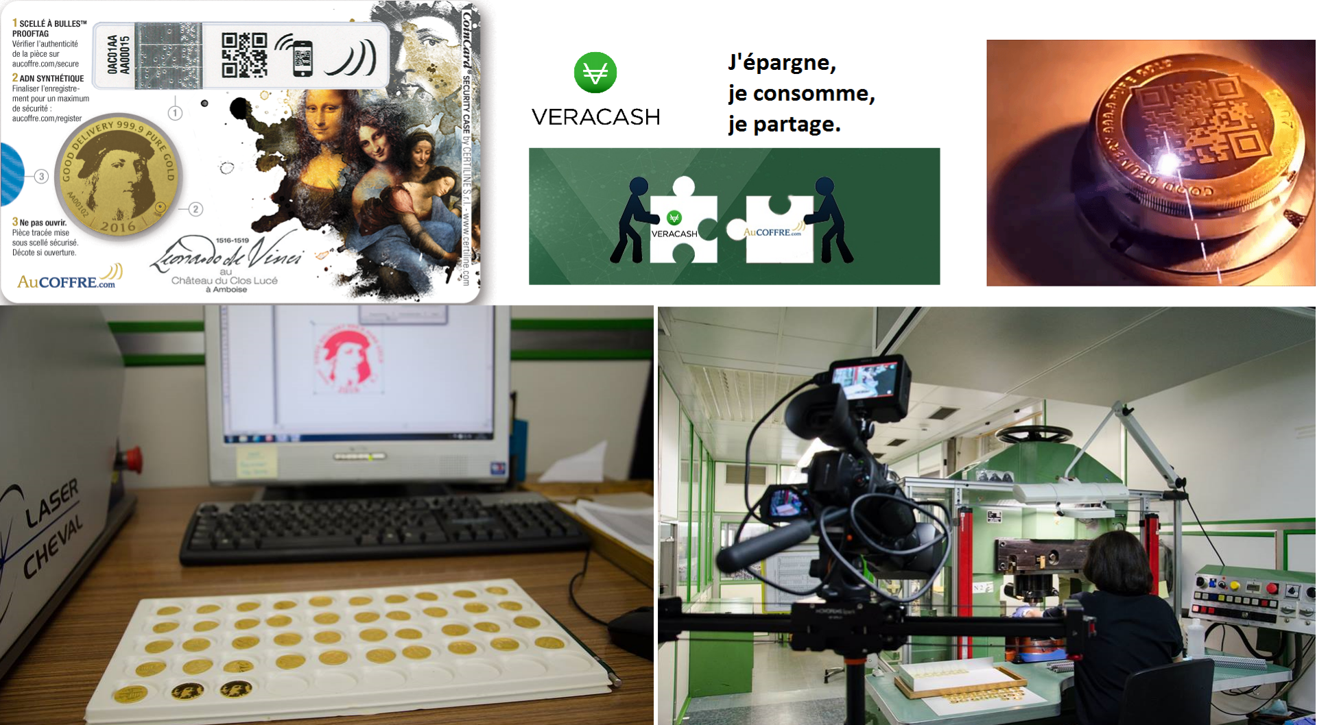 Pièces AuCoffre gravure Laser