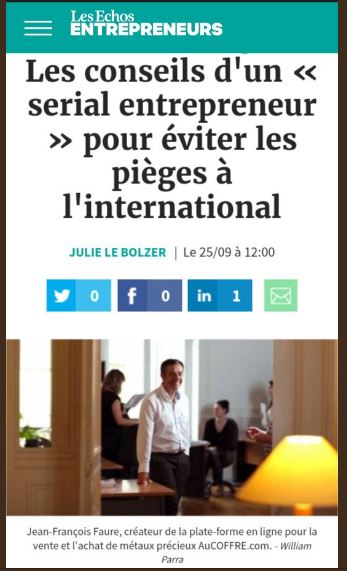 conseils d'un entrepreneur